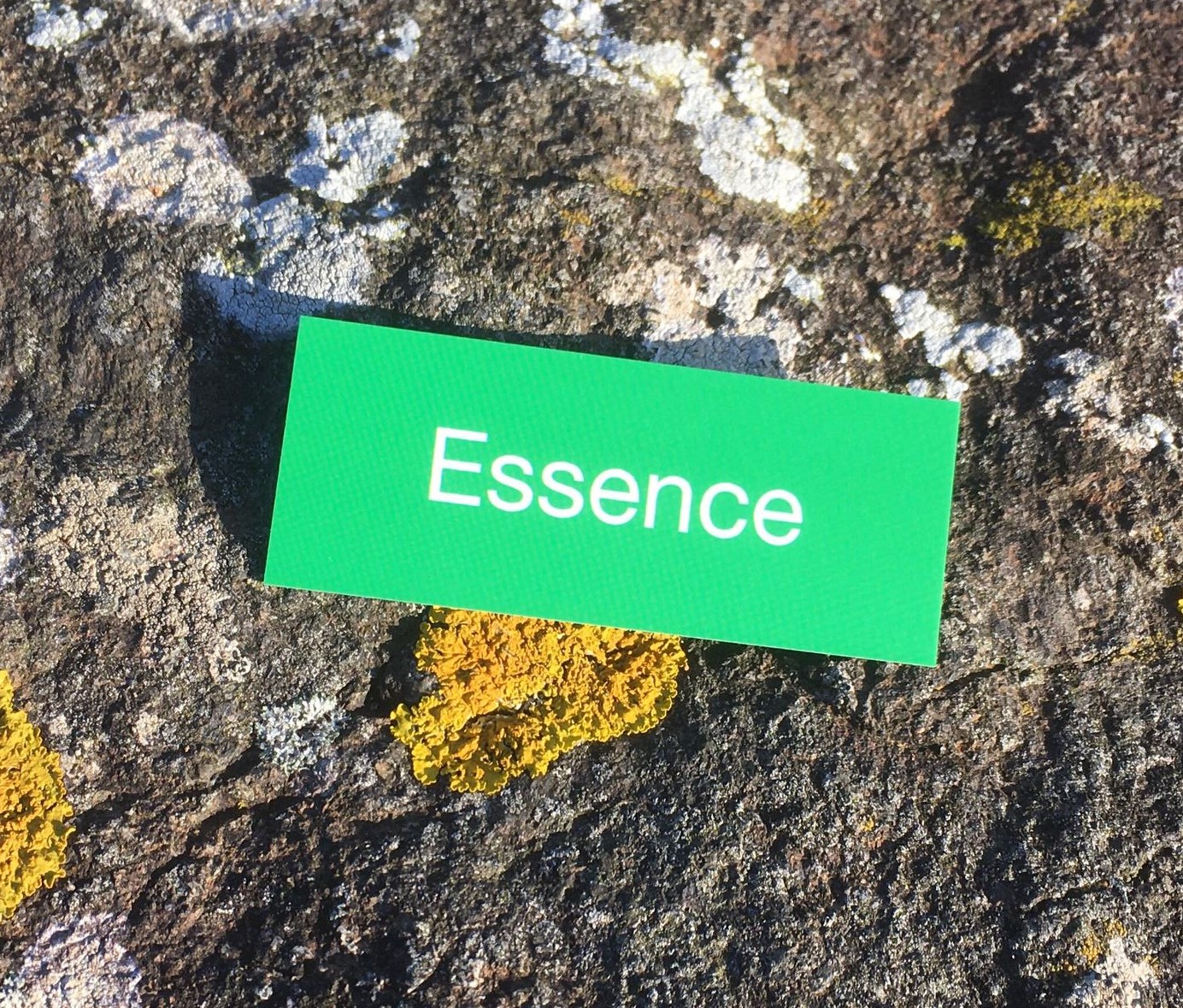 Essence on rock